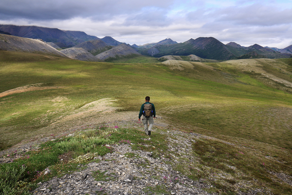 Hiking Down from the Wolf Tors